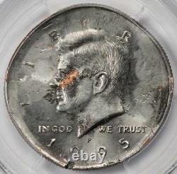 1995 PCGS MS64 Double Struck BS Struck In Copper Kennedy Half Dollar Mint Errors
