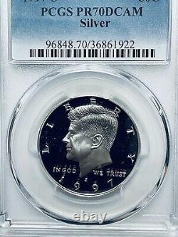 1997-S Kennedy Silver Half Dollar PCGS PR70DCAM