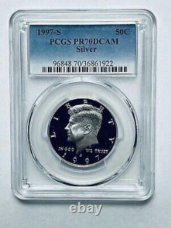 1997-S Kennedy Silver Half Dollar PCGS PR70DCAM