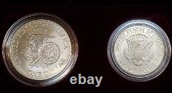 1998 Robert Kennedy RFK Dollar/John F Kennedy JFK Half Silver Set-Low Mintage