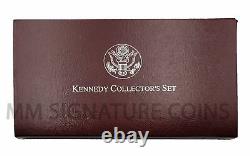 1998 S Uncirculated Robert F. Kennedy Silver Dollar Set Matte Kennedy Half Dolla