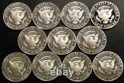 19992009 S Silver Kennedy Half Dollar Gem Cameo Proof Run 10 Coin Set US Mint