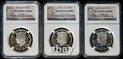 1999-2010 Proof Silver Kennedy Half Dollar Set NGC PF69 Ultra Cameo #JN27