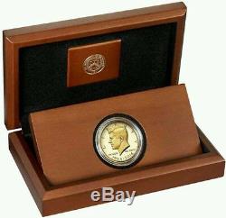 (1) 2014 50th Anniversary Kennedy Half-Dollar Gold Proof Coin (K15)