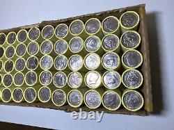 (1) Kennedy Half Dollar Sealed Bank Box (50) Rolls Circulated