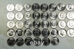2004 2022 P&D Kennedy Half Dollar. Gem Brilliant Uncirculated Mint Roll Set