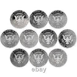 2010-2019 S Kennedy Half Dollar 90% Silver Gem Deep Cameo Proof Run 10 Coin Set