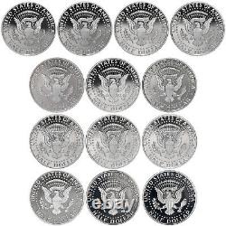 2010-2022 S Kennedy Half Dollar Gem DCam Proof Run 13 Coin Set CN-Clad US Mint