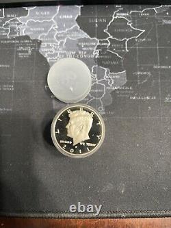 2011 S Kennedy Half Dollar Roll Gem Deep Cameo CN-Clad Proof 20 US Coins
