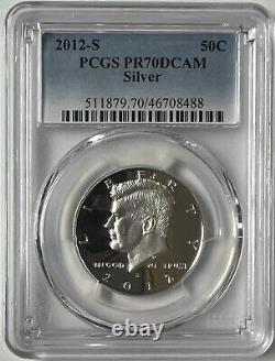 2012 S Proof Silver Kennedy Half Dollar PCGS PR70DCAM