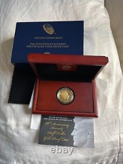 2014 50th Anniversary Kennedy Half Dollar 24K GOLD Coin