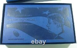 2014 50th Anniversary Kennedy Half Dollar Silver Coin Collection 4 Coin Set OGP