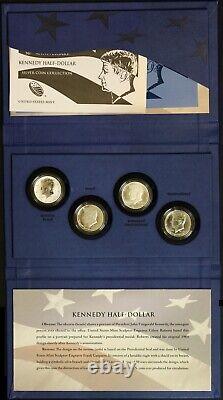 2014 50th Anniversary Kennedy Half Dollar Silver Coin Collection OGP