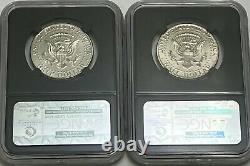 2014 D P NGC SP68 CLAD KENNEDY HALF DOLLAR EARLY RELEASE 50th ANNIV. SIGNATURE