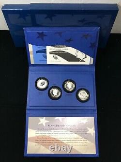 2014 KENNEDY HALF DOLLAR 4-COIN SILVER SET 50th ANNIVERSARY