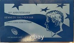 2014 Kennedy 50th Anniversary 4 Coin Silver Half Dollar Set Original Box withCOA