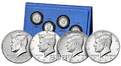 2014 Kennedy Silver Half Dollars 4 pc Anniversary Set