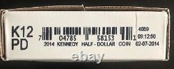 2014 P & D Kennedy Half Dollar Us Mint Rolls Unopened Original Box