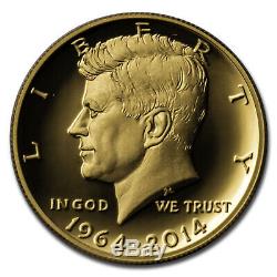 2014-W 3/4 oz Gold Kennedy Half Dollar Commem Proof (Capsule) SKU#212472