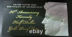 2014-W 3/4oz Gold Half-Dollar Kennedy 50th Anniversary Proof