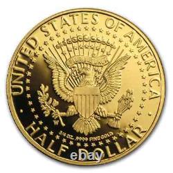 2014-W 3/4oz Gold Kennedy Half Dollar Commem (withBox & COA)
