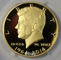 2014-W First Strike John F. Kennedy 50th Anniversary Gold Half Dollar Coin