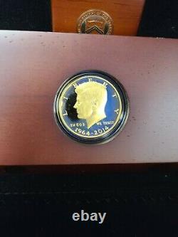 2014 W Gold Half-Dollar Kennedy 50th Anniversary Proof 50C