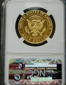 2014 W Gold Kennedy Half Dollar 50th Anniversary NGC PF70 UCAM