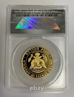 2014-W JFK Kennedy High Relief Half Dollar 999 Gold Coin ANACS PR70 DCAM