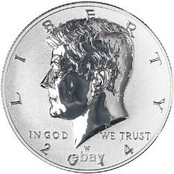 2014 W Kennedy Half Dollar 50th Anniv. Gem Reverse Proof 90% Silver Proof