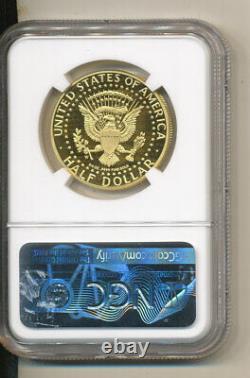 2014 W NGC PF70 UCAM GOLD Kennedy Half dollar MS70 50th anniversary G O L D PR70