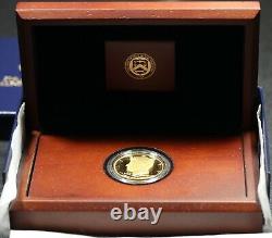2014 W Proof 50th Anniversary Kennedy Half Dollar Gold Coin with Original Box