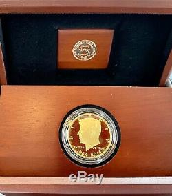 2014-W US Gold Half-Dollar Kennedy 50th Anniversary Proof 50C In OGP BOX GEM BU