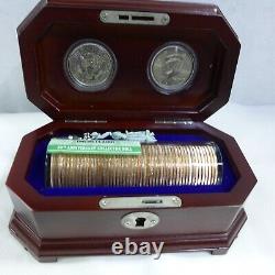 2014-d Kennedy Half Dollar (50) Bu Coin Roll Danbury Mint Package