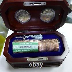 2014-d Kennedy Half Dollar (50) Bu Coin Roll Danbury Mint Package