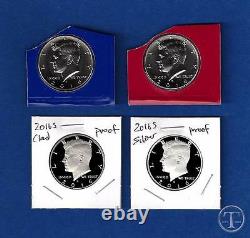 2016 PDSS BU, Clad AND Silver Proof Kennedy Half Dollar Set-P D From Mint Set