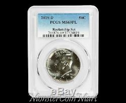 2019-D Kennedy Half Dollar PCGS MS69PL ROCKETSHIP SET