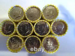 2020 D Kennedy Half Dollar NIFC Uncirculated-10 each $10 roll-200 coins (OBW)