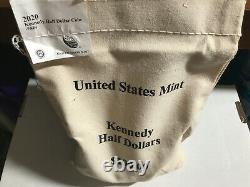 2020 Kennedy Half Dollar 200 Coin Bag 100P 100D Uncirculated 20KA SEALED BOX