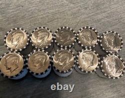 2021-D Kennedy Half Dollar 10 Rolls-BU (200 coins)