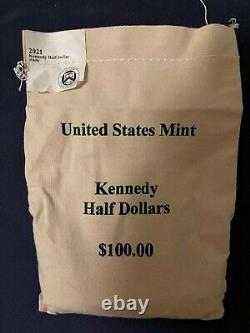 2021 Kennedy Half Dollar 200 Coin Bag Both Philadelphia and Denver Mint Marks