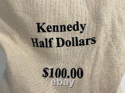 2021 P&D $100 Face Value Mint Sewn Bag Sealed Kennedy Half Dollars 200x Coins