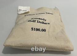 2021 P&D $100 Face Value Mint Sewn Bag Sealed Kennedy Half Dollars 200x Coins