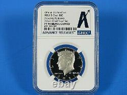2021 S Clad Kennedy Half Dollar NGC Pf 70 Ultra Cameo Advance Releases