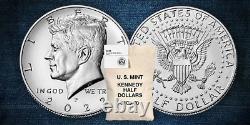 2022 Kennedy Half Dollars 50C US MINT 200 count bag US Mints 100 Dollar Coin Bag