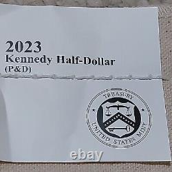 2023 Kennedy Half Dollars P & D United States Mint $100 Sealed Bag