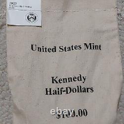 2023 Kennedy Half Dollars P & D United States Mint $100 Sealed Bag