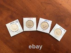 2023 P D S S Kennedy Half Dollar Year Set Silver & Clad Proof & BU US 4 Coin Lot