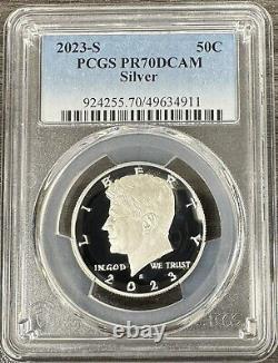 2023 S Silver Proof Kennedy Half Dollar PCGS PR70DCAM