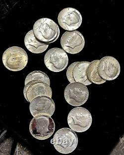 (20) 1965-1976 Silver Kennedy Half Dollars